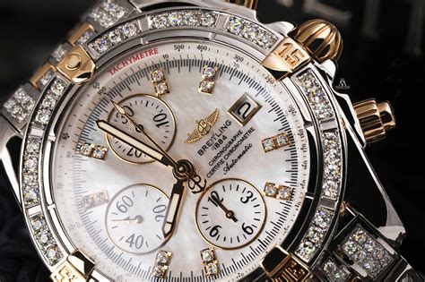 Breitling diamond dial